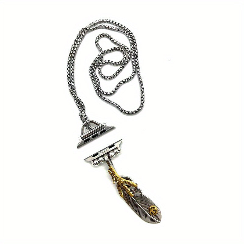 Metal Necklace Pendant For Smart Watch Anti lost Chain