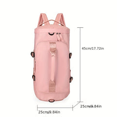 Functional Sports Gym Bag Convertible Travel Backpack Large Capacity Handbag