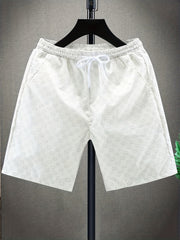 Men's Quick Dry Board Shorts with 2 Pockets Drawstring Swim Trunks