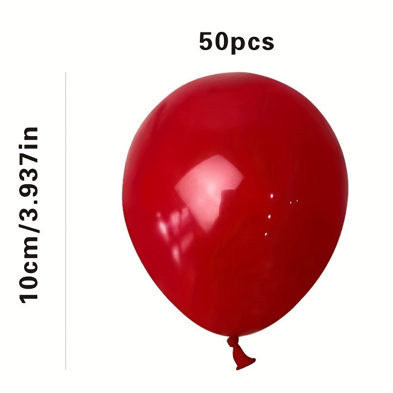 50pcs Thick Matte Latex Balloon Round Latex Balloon Birthday Wedding Decor
