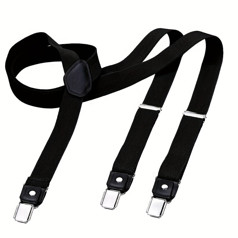 Y Shaped Bow Tie Suspenders with Strong Clips