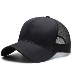 Outdoor Sports Solid Baseball Cap Sunscreen Mesh Cap