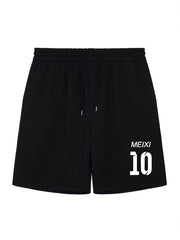 Men's Meixi 10 Print Workout Shorts Active Slightly Stretch Breathable