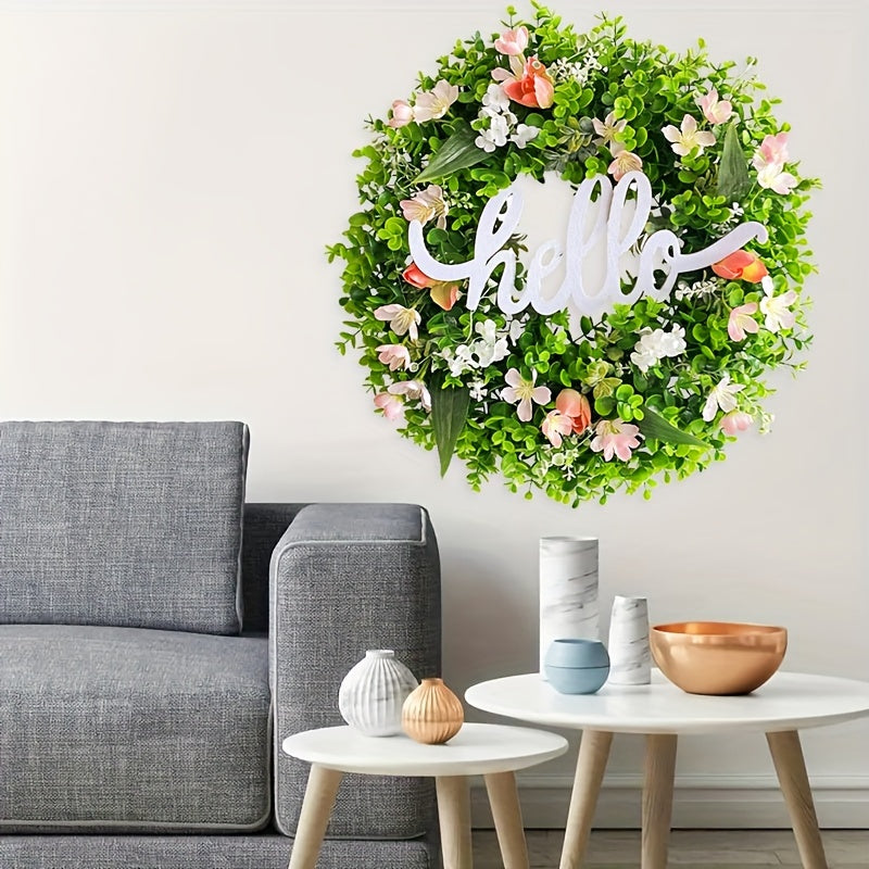 1pc Welcome Door Hanging Garland Holiday Decoration Party Supplies