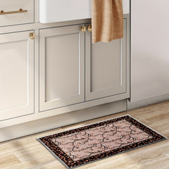 Cashmere Soft Hand-painted Flower Carpet 15.75x23.62in
