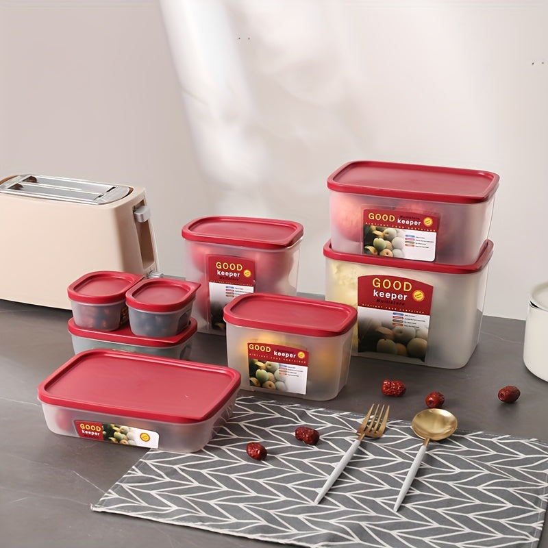 4pcs Fresh-keeping Box Set Kitchen Storage Portable Grain Storage Box