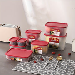 4pcs Fresh-keeping Box Set Kitchen Storage Portable Grain Storage Box