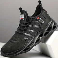 Men's Slip on Blade Sneakers with Shoelaces