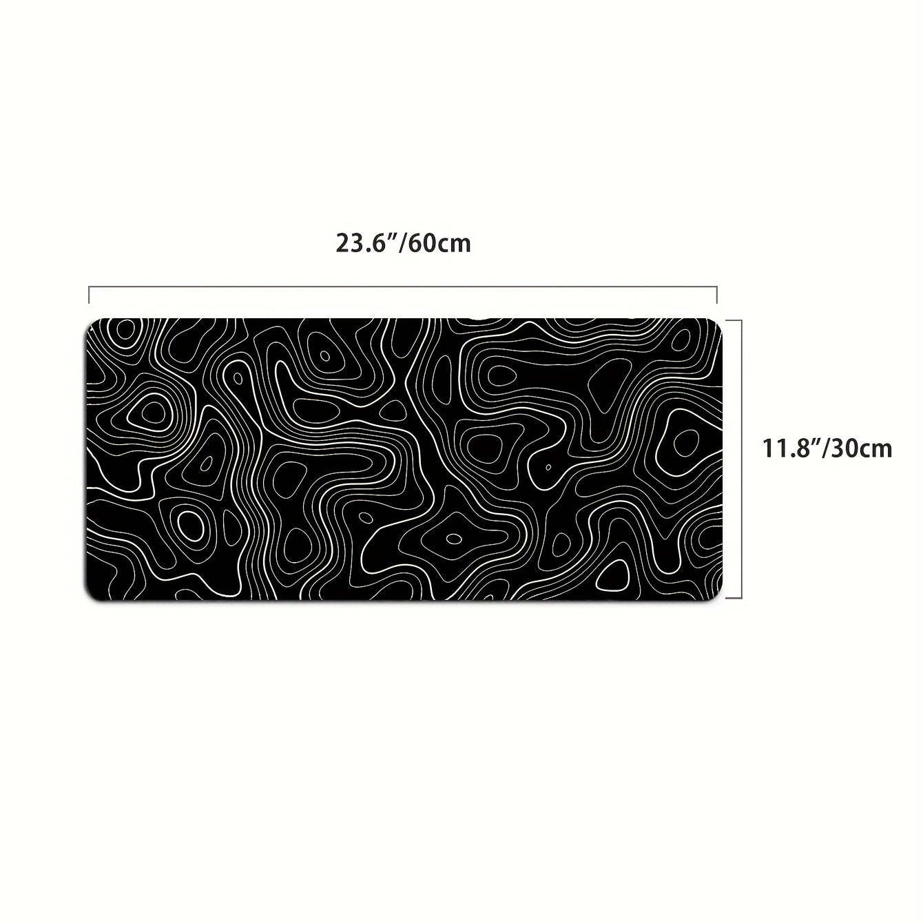 Large Mouse Pad With Stitched Edges 59x29x0.1 Extended Mousepad