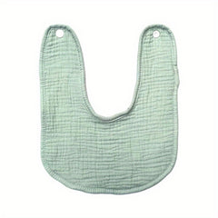 Baby Absorbent Bib U-shaped Cotton Feeding Bib
