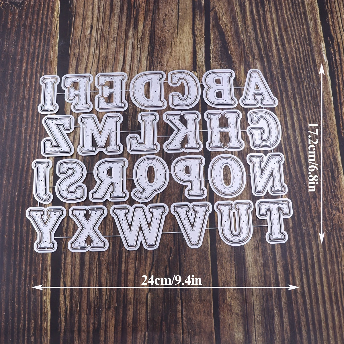 Alphabets Cutting Die Paper Art Embossing Template DIY Cards Scrapbooking