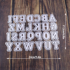 Alphabets Cutting Die Paper Art Embossing Template DIY Cards Scrapbooking