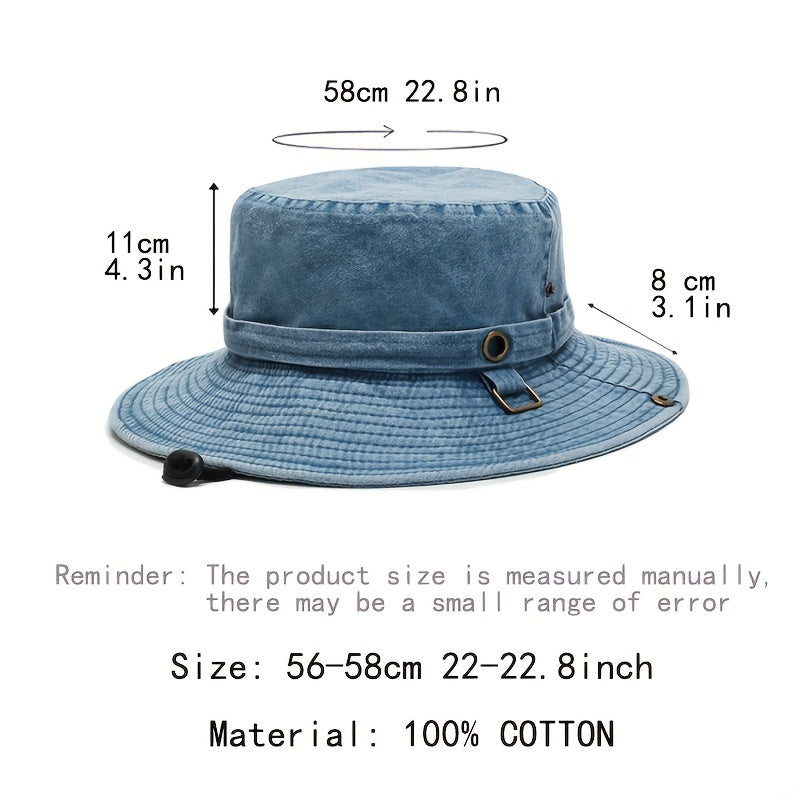 Sun Protection Hat 100 Bucket Hats For Men Wide Brim Sun Hat Washed Safari Hat