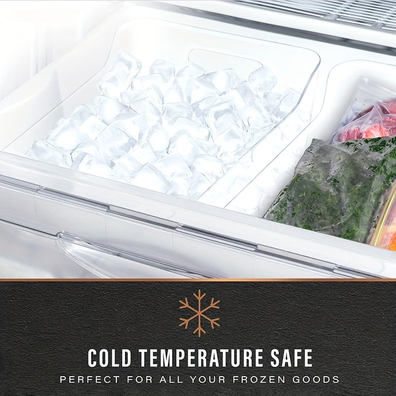 Plastic Clear Storage Box with Handle Durable Household Debris Container