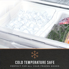 Plastic Clear Storage Box with Handle Durable Household Debris Container