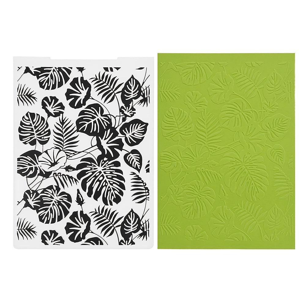Chelonian Leaf Pattern Plastic Cutting Dies for Card Making