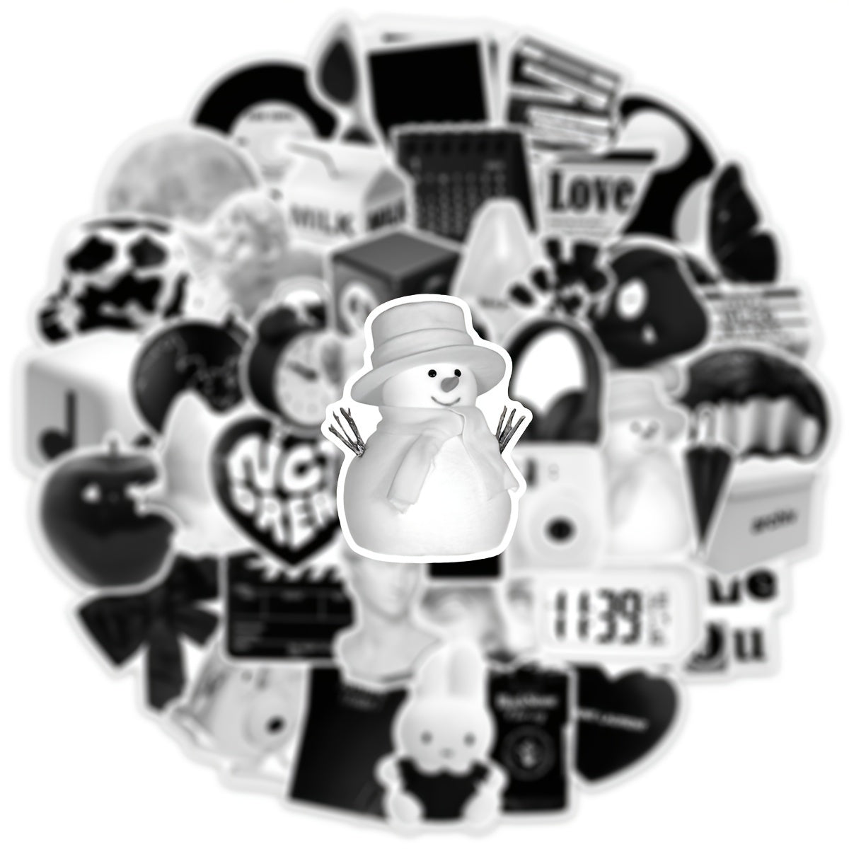 50pcs Stickers & Variety Vinyl Decals Laptop Car Motorcycle Bicycle & More