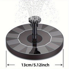 Solar Fountain Pump For Bird Bath 7 Water Styles 3W Solar Powered Water Fountain