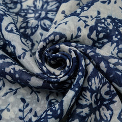 Vintage Flower Print Tassel Scarf Boho Shawl