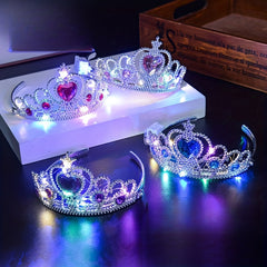 Luminous Crown Girls Headwear Birthday Gift Princess Crown