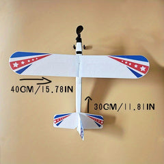 Rubber Band Powered Model Glider DIY Airplane