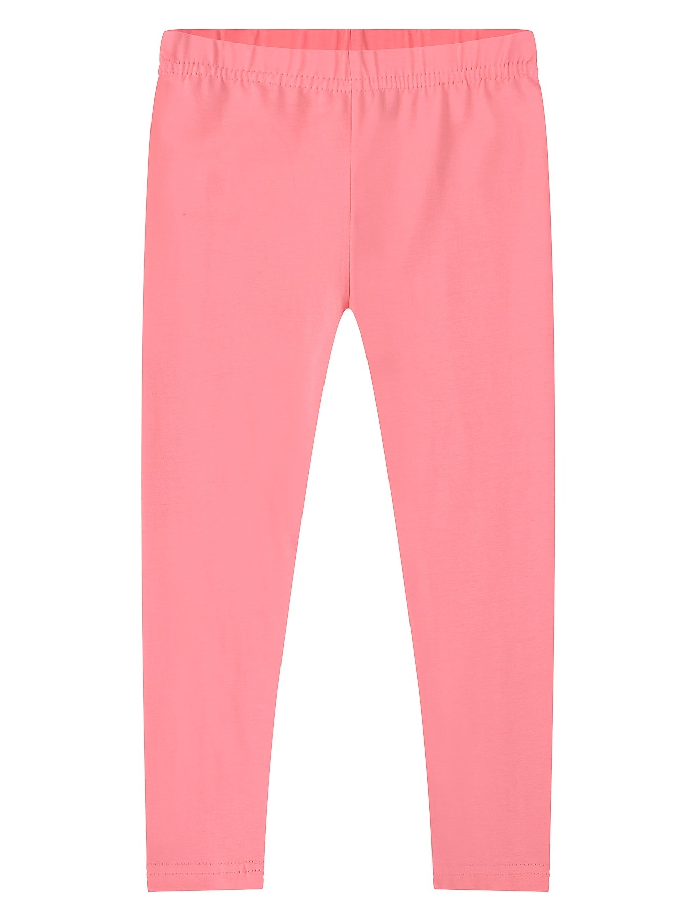 2pcs Girls Stretch Soft Leggings Solid Pants Kids Clothes