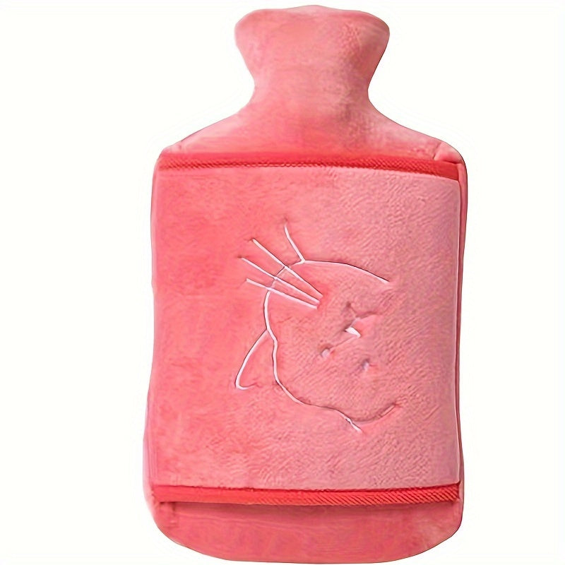 Cartoon Hot Water Bag Hand Warmer For Winter Travel Camping Christmas Gift