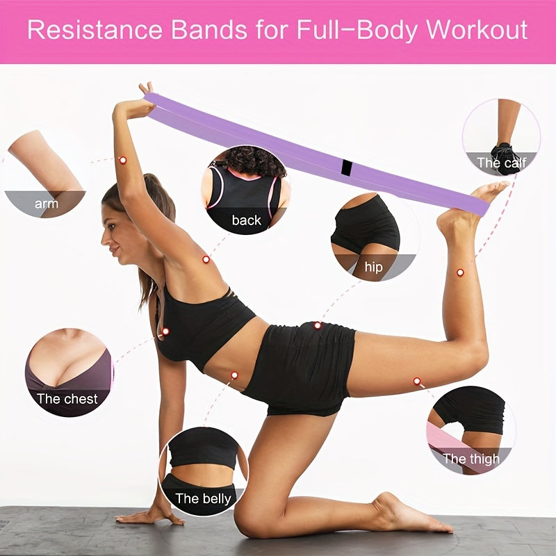 Elastic Yoga Bands for Squats Fitness Exercise Workout Yoga Pilates Legs & Butt
