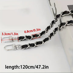 Bag Chain Strap Metal Solid Strap For Shoulder Bag