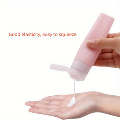 4pcs Silicone Empty Travel Bottles Refillable Squeeze Bottles