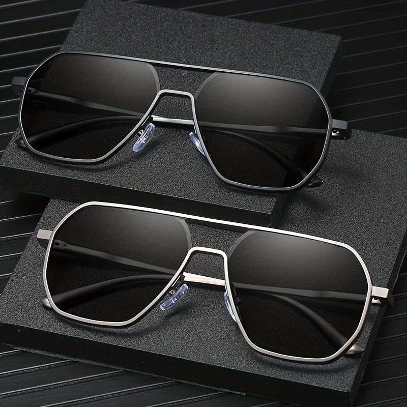 Men's Large Frame Polarized Sunglasses Classic Aluminum Magnesium Sun