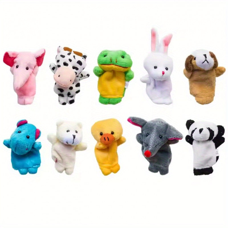 Holiday Finger Puppet Role Playing Toy Set