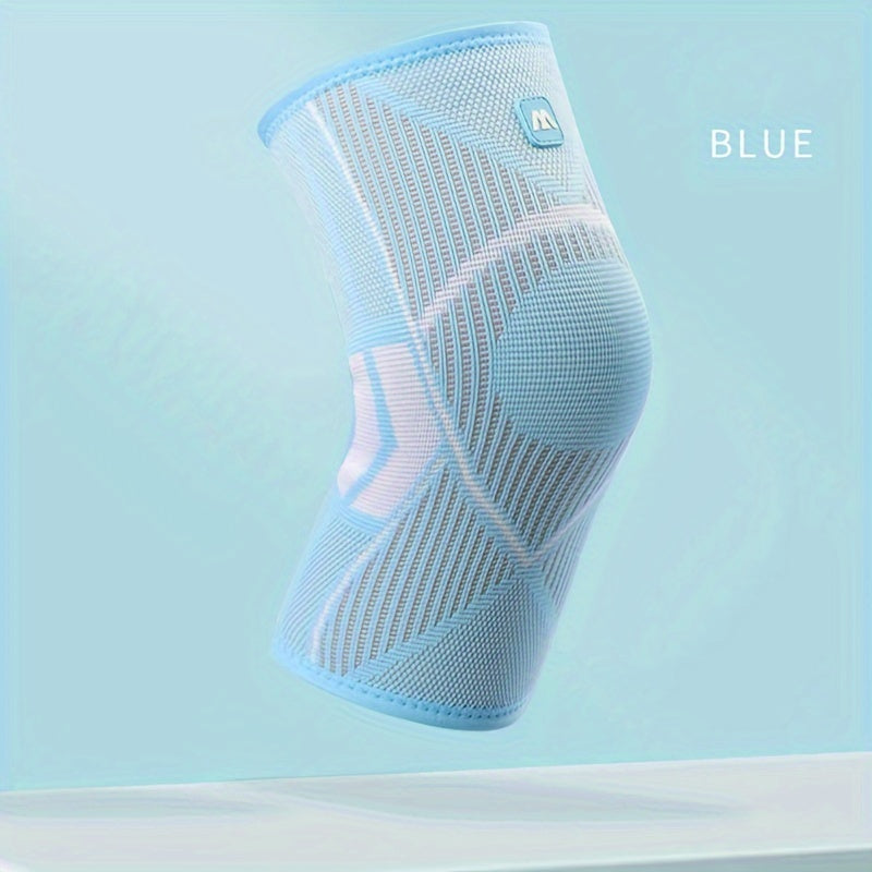 Knitted Elastic Nylon Sports Knee Pads Warm Non-slip Breathable Knee Protection