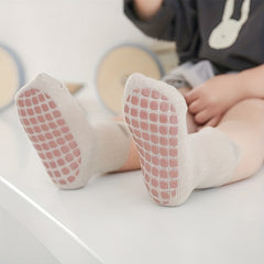 3 Pairs Cartoon Non Slip Floor Socks for Boys Breathable Sport Socks for Kids