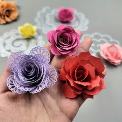 1pc Spiral Flower Metal Cutting Dies for Scrapbooking DIY Cards Craft Decor