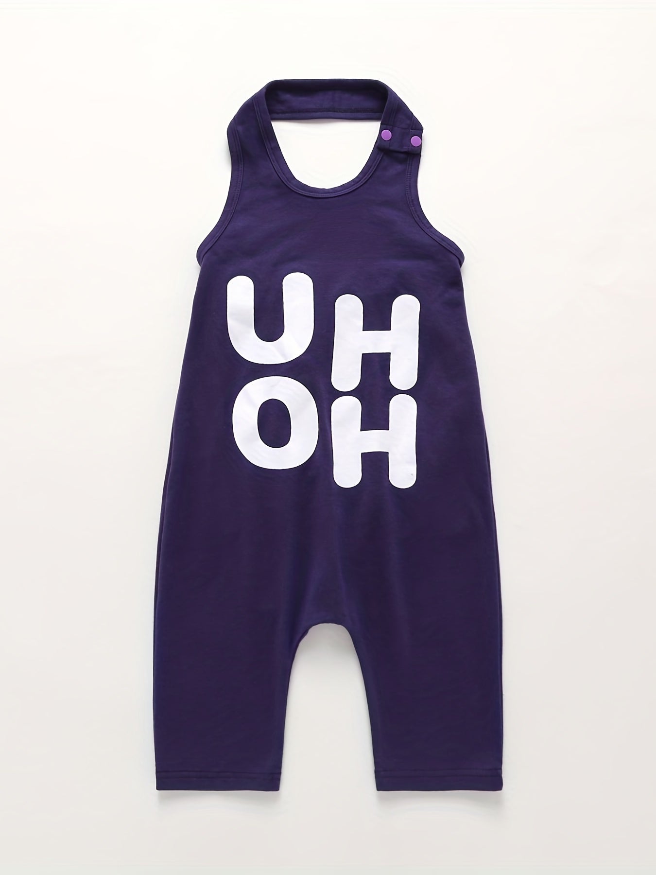 Toddlers Letter Print Baggy Jumpsuit for Summer