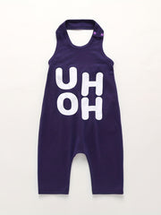 Toddlers Letter Print Baggy Jumpsuit for Summer