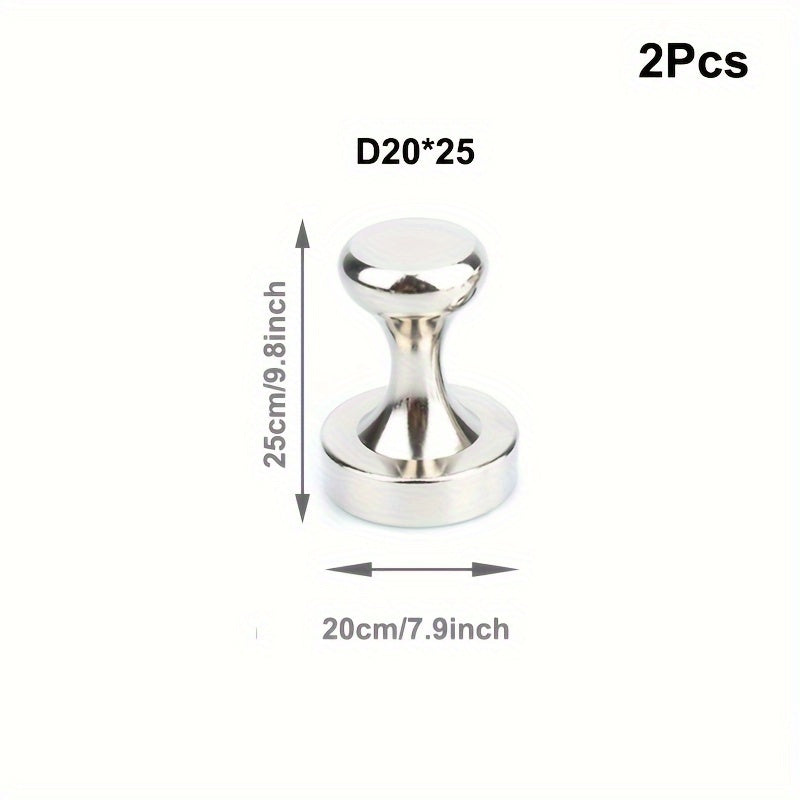 2Pcs Strong Magnetic Hook For Fridge Nickel Plated Steel Neodymium Magnet