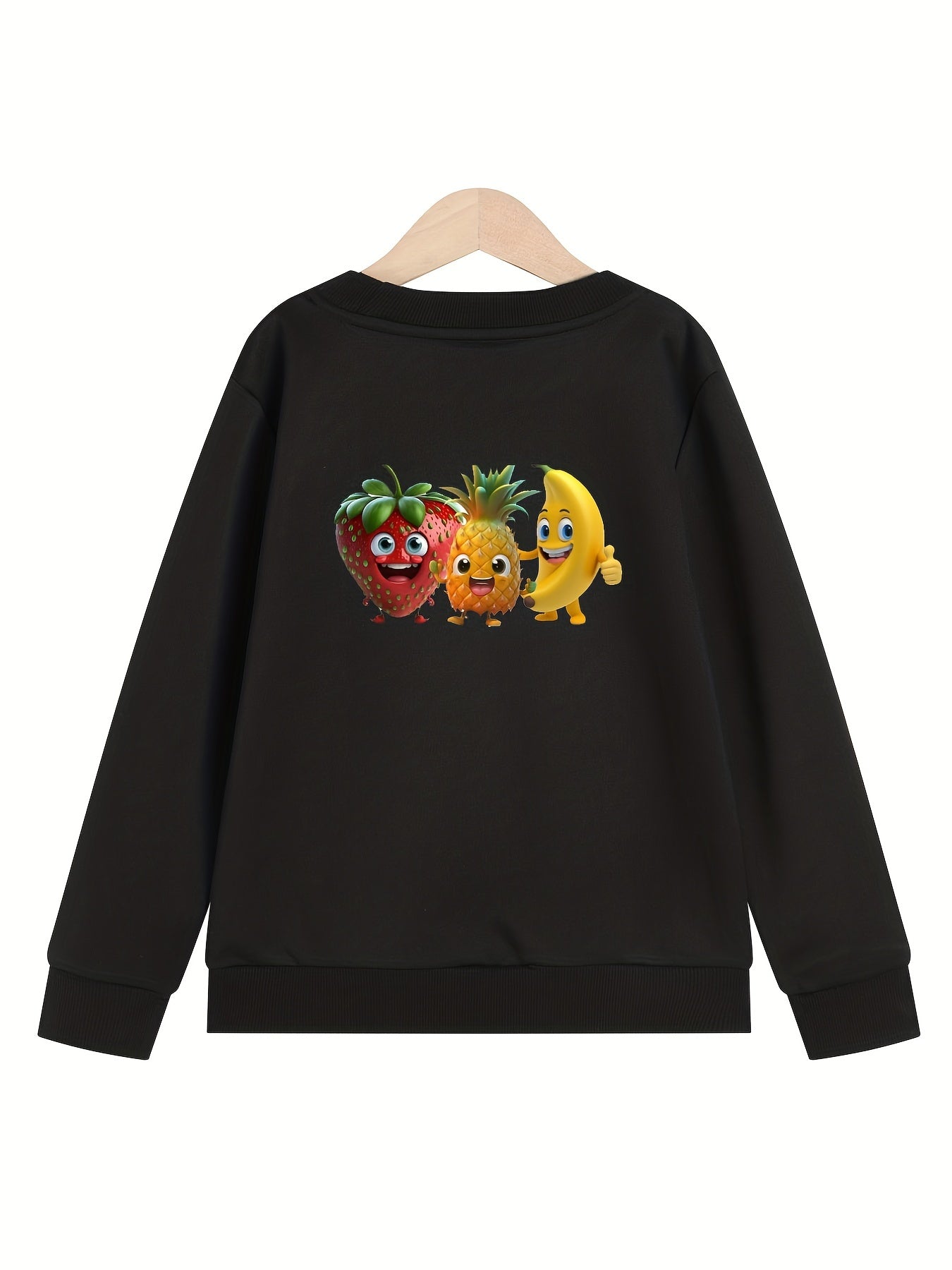 Girls' Fruits Graphics Sweatshirt - Fall Winter