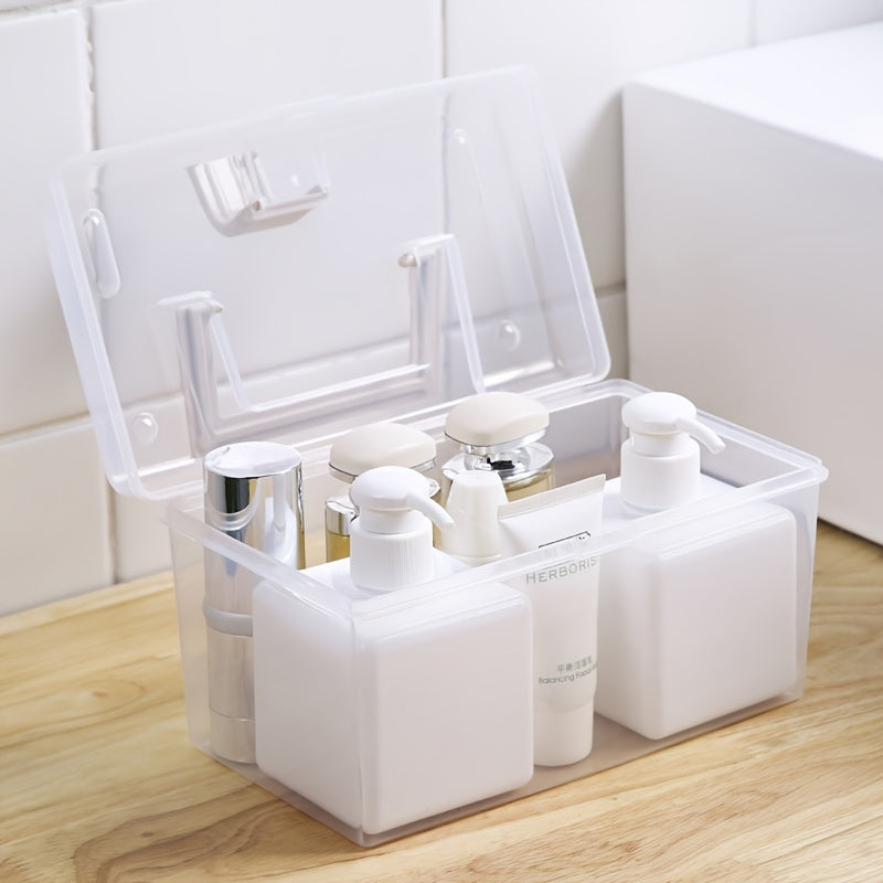 Portable Transparent Sealed Medicine Box Vitamin Storage Box