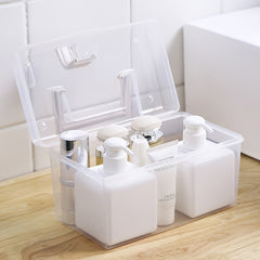 Portable Transparent Sealed Medicine Box Vitamin Storage Box