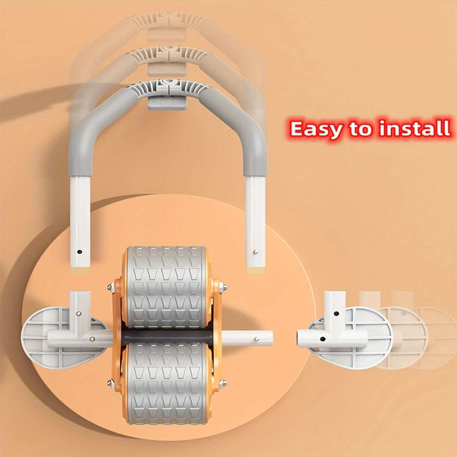 Automatic Rebound Abdominal Exercise Roller With Elbow Support