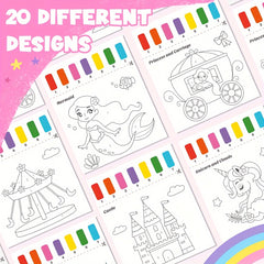 Children's Pocket Watercolor Set - 7 Colors for Painting and Drawing
