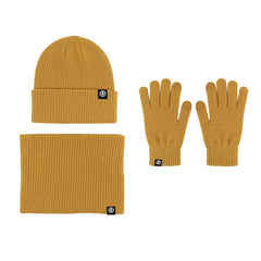 Winter Warm Hat Scarf Gloves Set Windproof Knitted Hat Three piece