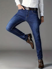 Men's Slim Fit Business Casual Stretch Jeans