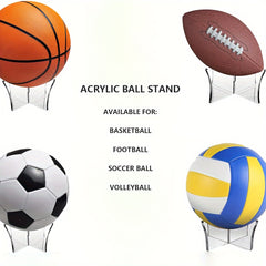Sports Ball Display Stand Mini Volleyball Baseball Football Bowling Holder