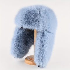 Mink Fleece Cap Couple Style Winter Plush Hat