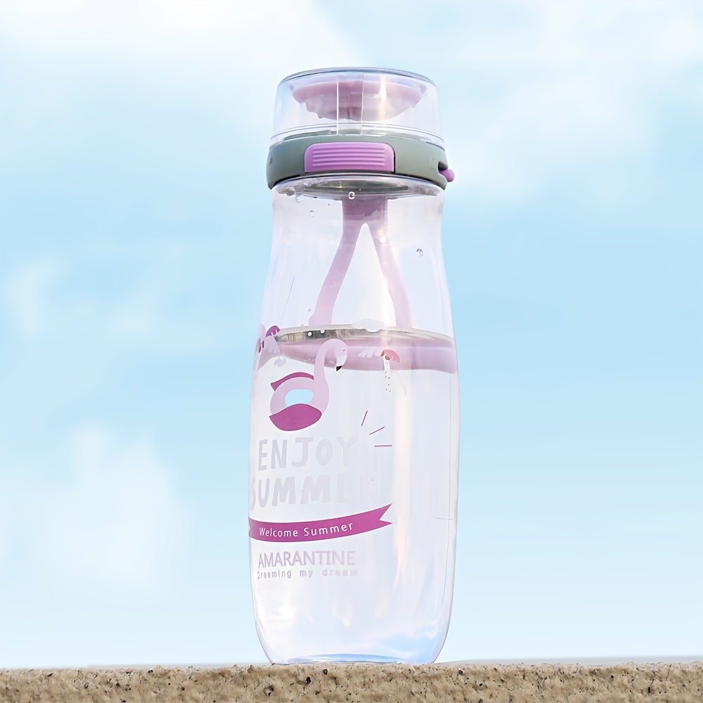 17oz Plastic Water Bottle Portable Leakproof Cup Outdoor Fitness Sports Travel