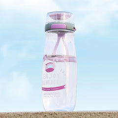 17oz Plastic Water Bottle Portable Leakproof Cup Outdoor Fitness Sports Travel