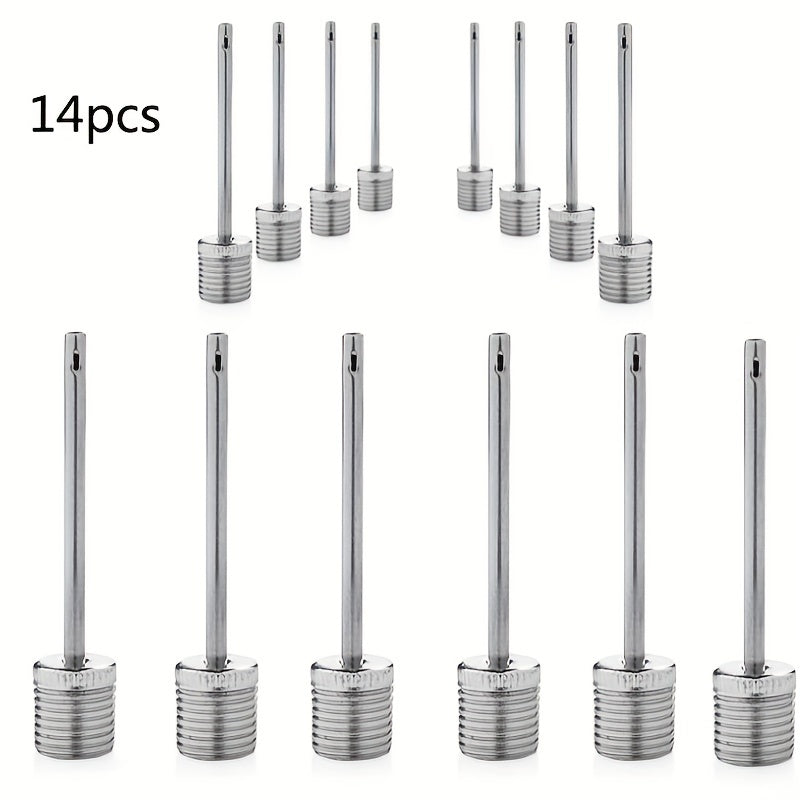 14pcs Stainless Steel Air Pump Needle Set for Sports Balls